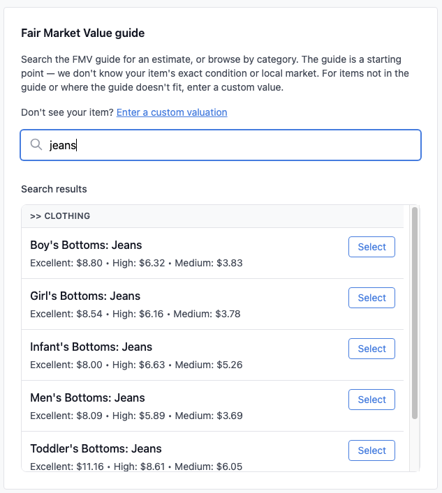 Search results for "jeans" showing matching items